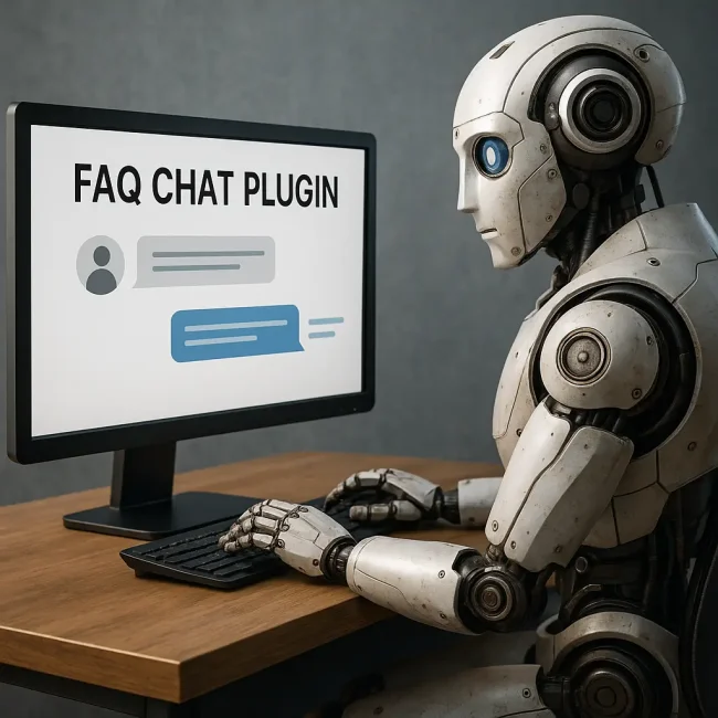 individuelles ki faq chat plugin für wordpress – automatisierter kundenservice